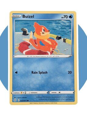 Shining Fates Pokemon Card (CX19): Buizel 022/072